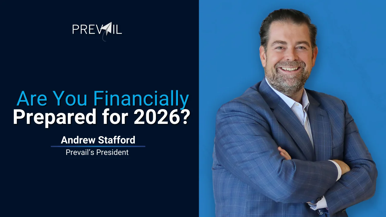 Business professional financial leader presenting insights on financial preparedness for 2026, focused on strategic planning, economic outlook, and long-term wealth strategy.